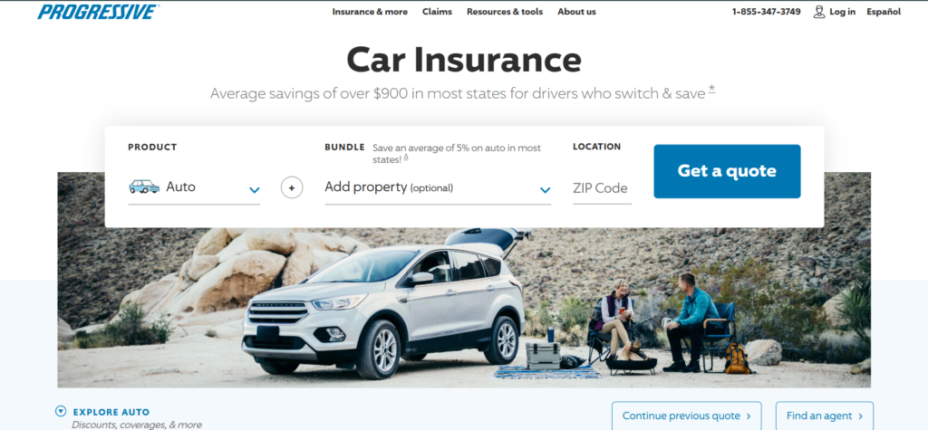 Car insurance in Texas: Progressive