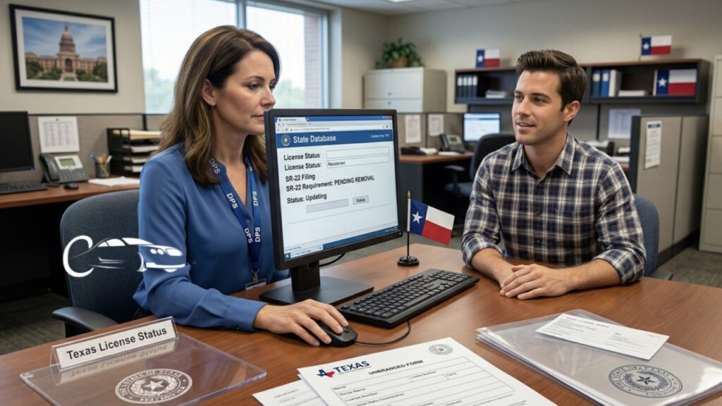 Illustration of How to Remove SR-22 from your Record in Texas